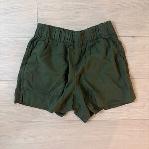 Olive Green Women's Shorts
